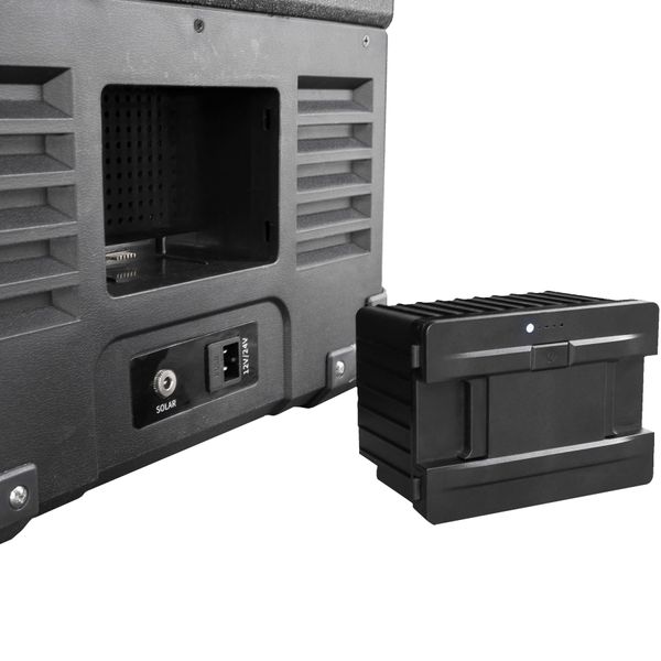 Компресорний автохолодильник Alpicool TW35 (37 літрів). Двокамерний. До -20℃. Живлення 12, 24, 220 вольт, вбудована батарея TW35ABP фото