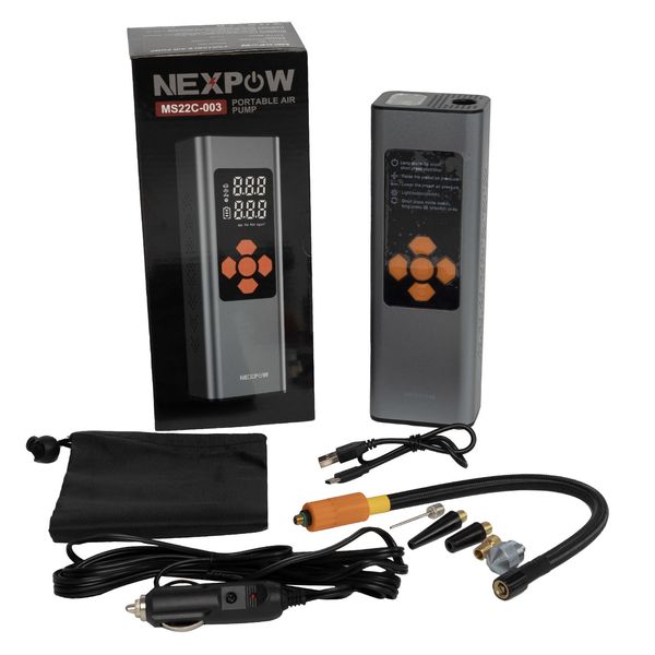 Беспроводной компрессор со встроенным аккумулятором NEXPOW MS22C (Li-Ion, 6000 mAh, 60W) MS22C фото