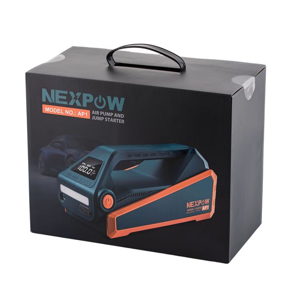 Пусковий пристрій Jump Starter з компресором для авто NEXPOW AP1 (4000A) 74,0Wh/20000mAh JSNAP1 фото