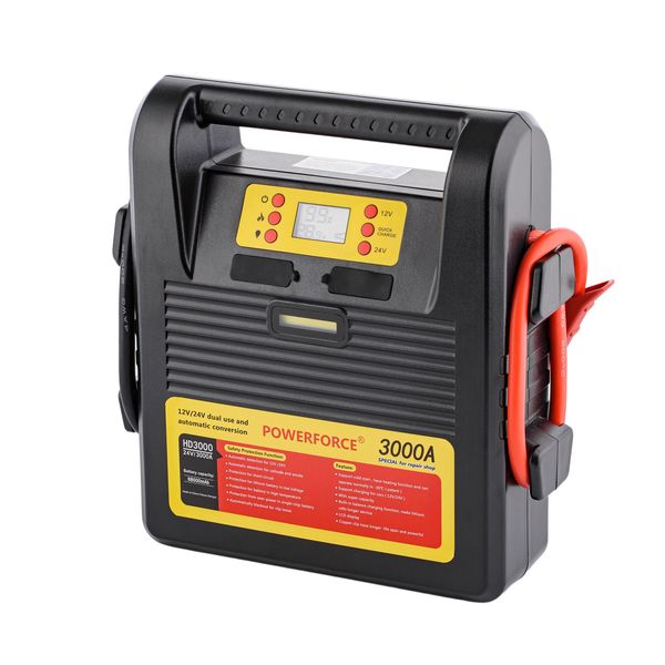 Пусковий пристрій (Jump Starter) Powerforce HD3000 (12-24 Вольт, 3000А, 68000 mAh) JS24PRO фото