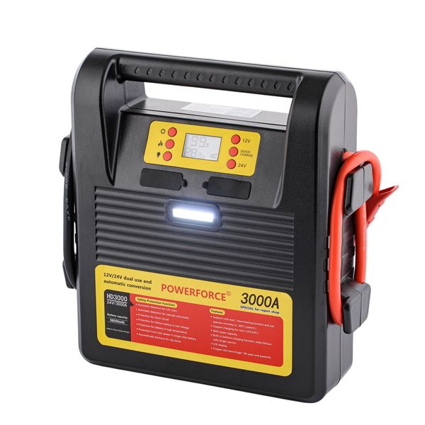 Пусковое устройство (Jump Starter) Powerforce HD3000 (12-24 Вольт, 3000А, 68000 mAh) JS24PRO фото