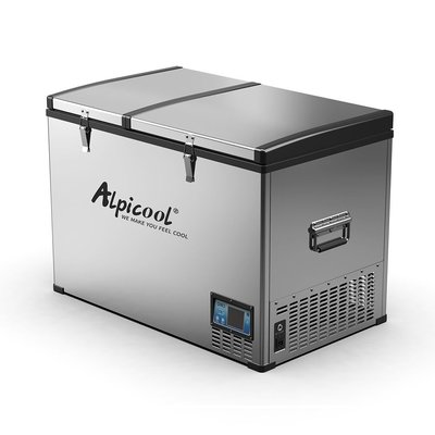 Компресорний автохолодильник Alpicool BCD125 (125 літрів). Двокамерний. До -20℃, живлення 12, 24, 220 вольт BCD125AP фото