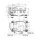 Компрессор для автохолодильника 12/24 Вольт Anuodan ZH25G (R-134a, DC12V, DC24V) ANZH25G фото 5