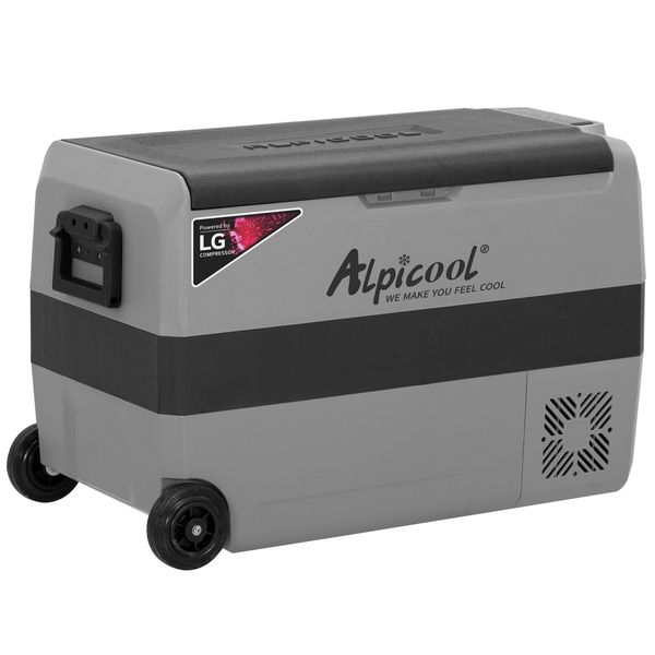 Компрессорный автохолодильник Alpicool T50 (LG) (двухкамерный, 50 литров). До -20 ℃. Питание 12, 24, 220 Вольт T50LGP фото